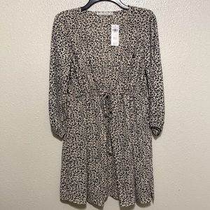 Abercrombie & Fitch Leopard Top Kimono Cover Up Duster